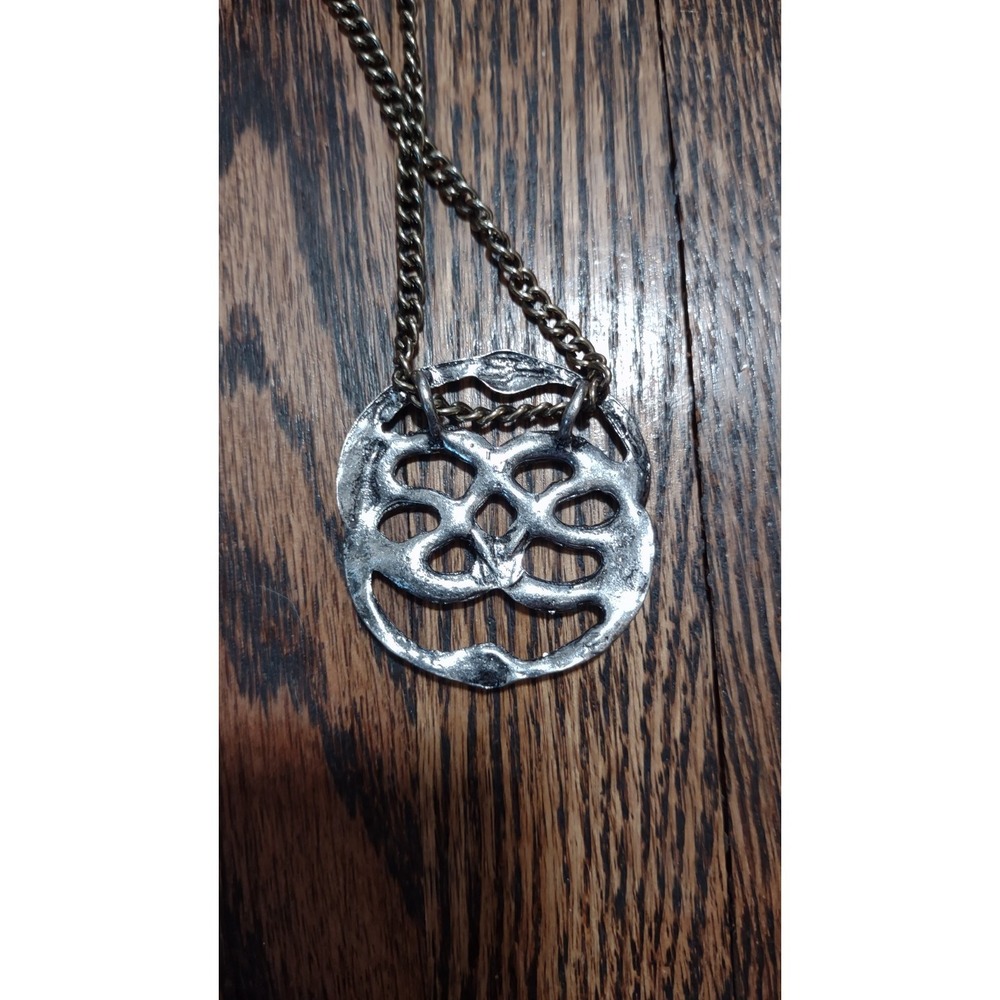 Auryn The Neverending Story Snake Pendant Necklace Silver Gold Tone Fantasy Prop - Picture 2 of 6